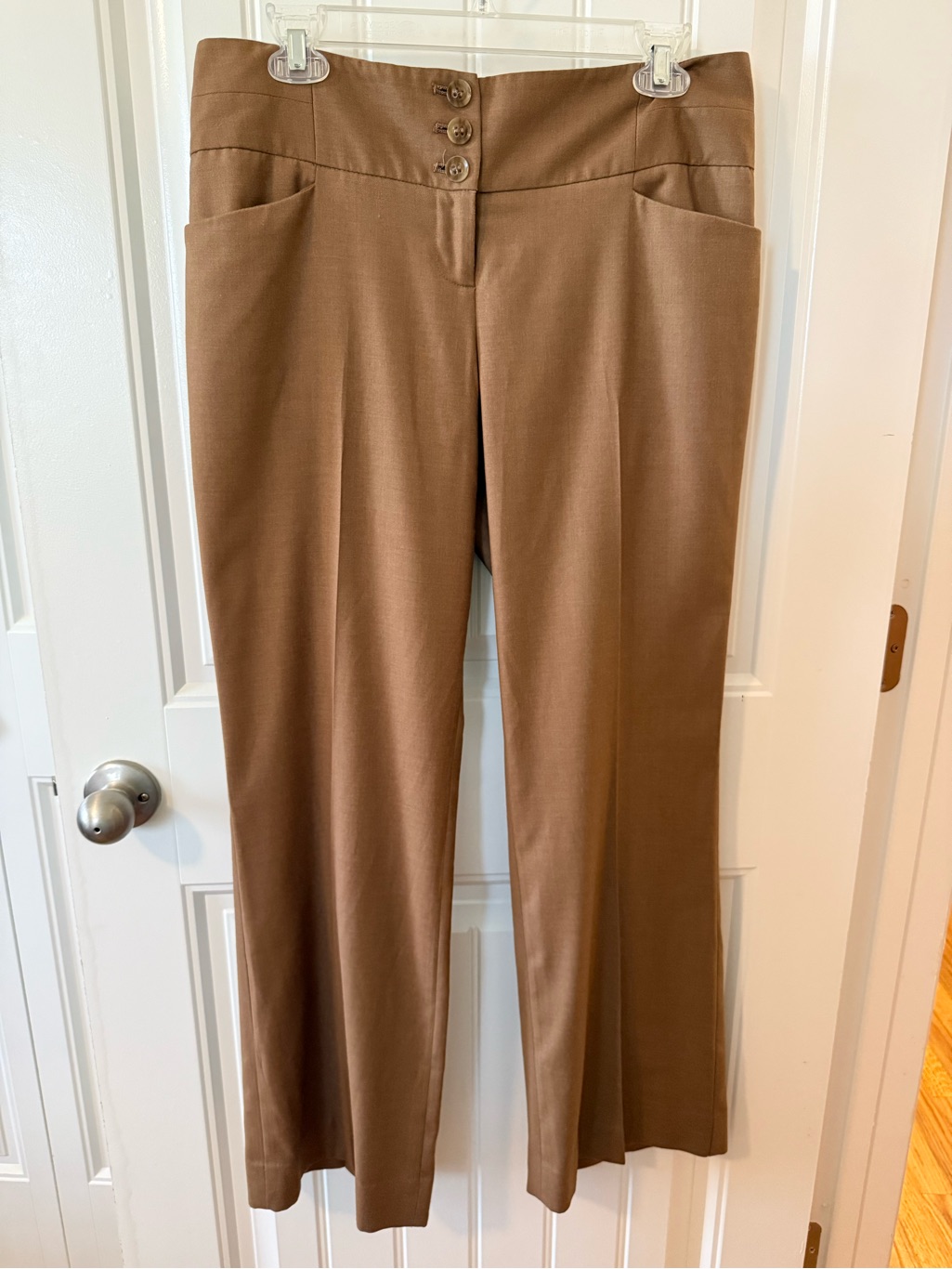 The Limited Brown Boot-Cut Dress Pants
